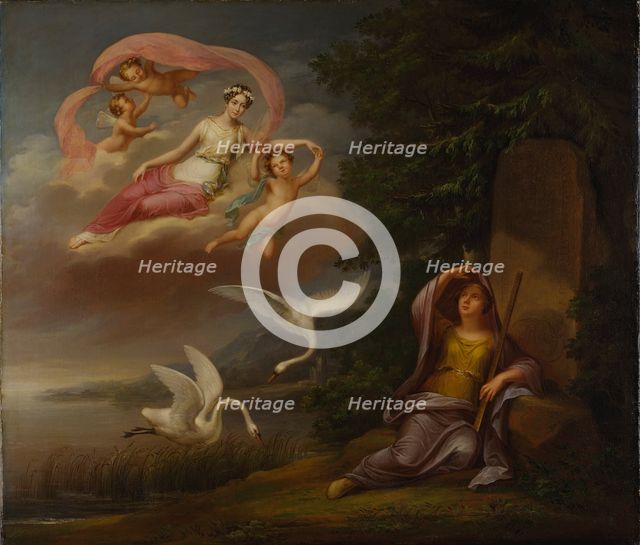 Allegory of Crown Princess Josefina's arrival in Sweden, 1823. Creator: Fredric Westin.