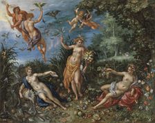 Allegory of Abundance and the Four Elements, c1606. Creators: Jan Brueghel the Elder, Hendrick de Clerck
