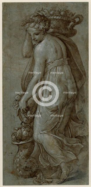 Allegory of Abundance. Creator: Vasari, Giorgio (1511-1574).