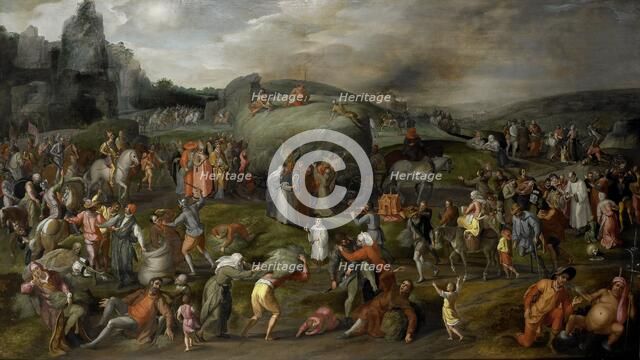 Allegory of Abuses by the Authorities of Church and State, 1570-1580. Creator: Gillis Mostaert.