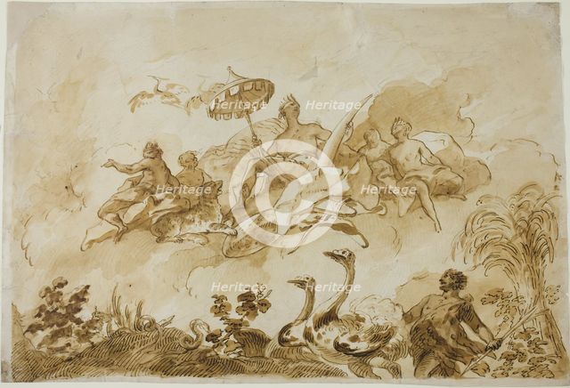 Allegory of Africa, 1765. Creator: Gregorio Guglielmi.