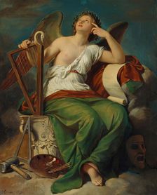 Allegory of art, 1859. Creator: Carl von Blaas