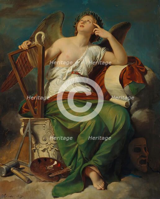 Allegory of art, 1859. Creator: Carl von Blaas.
