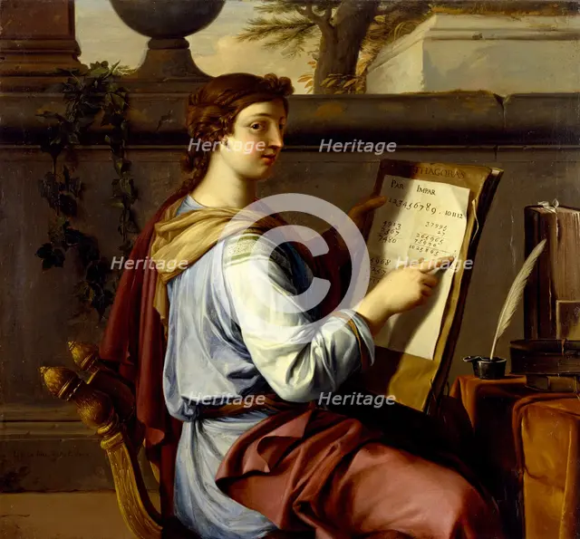 Allegory of Arithmetic, 1650. Creator: Laurent de la Hyre.