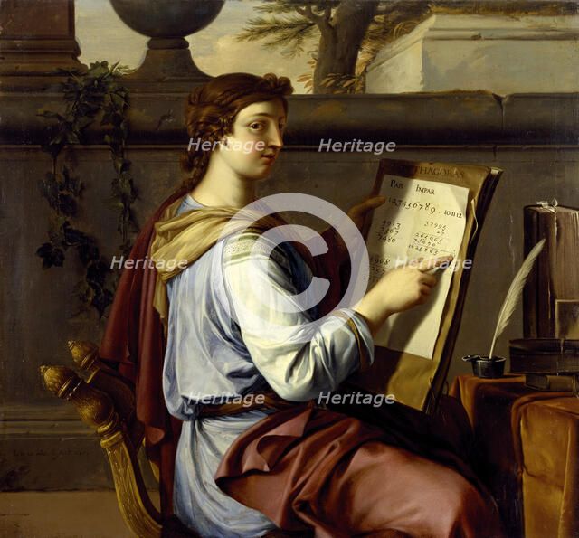 Allegory of Arithmetic, 1650. Creator: Laurent de la Hyre.