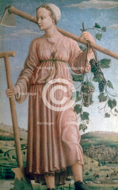 'Allegory of Autumn', 15th century. Artist: Francesco del Cossa