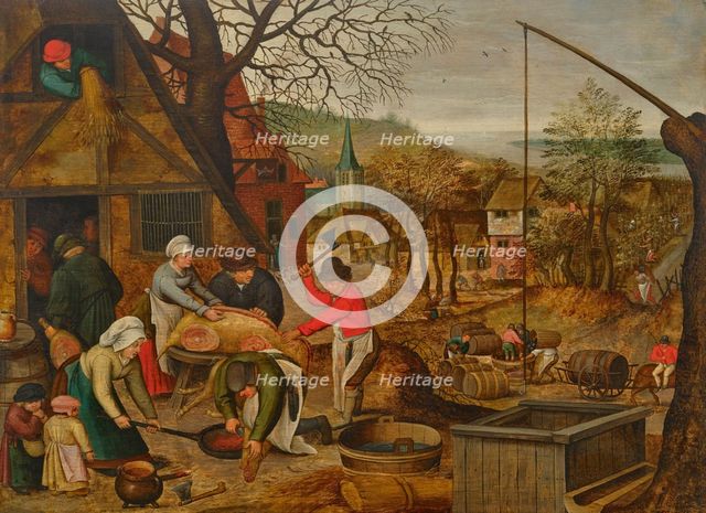 Allegory of Autumn, 1622. Creator: Pieter Brueghel the Younger.