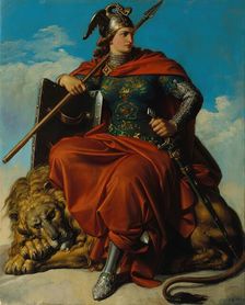 Allegory of bravery, 1859. Creator: Carl von Blaas