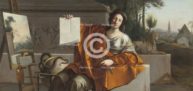Allegory of Geometry, 1649. Artist: La Hyre, Laurent, de (1606-1656)