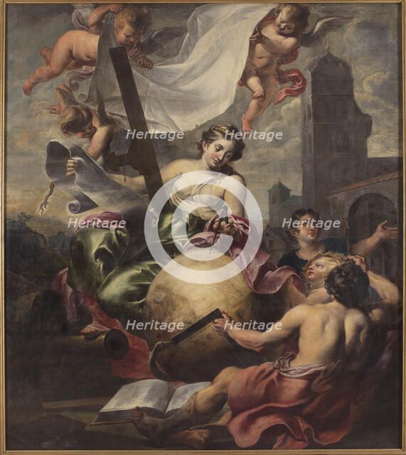 Allegory of Geometry, First Half of 17th cen.. Creator: Schut, Cornelis (1597-1655).