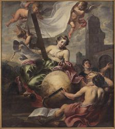 Allegory of Geometry, First Half of 17th cen.. Creator: Schut, Cornelis (1597-1655)