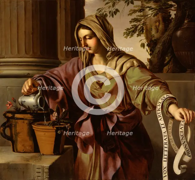 Allegory of Grammar, 1650. Creator: Laurent de la Hyre.