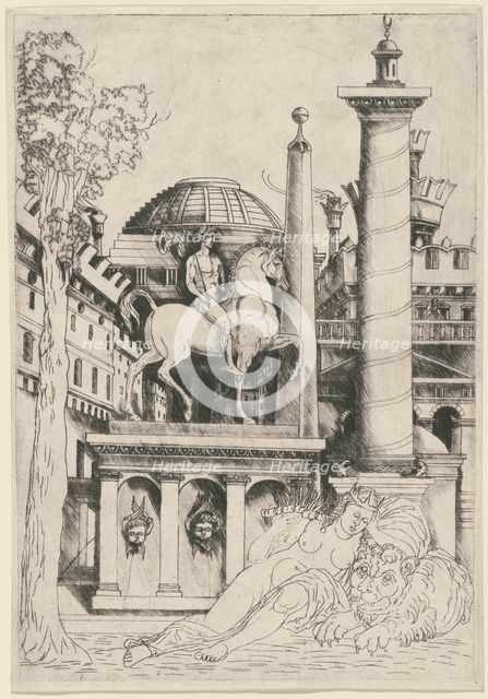 Allegory of Fortitude (?), c. 1515/1520. Creator: Master of 1515.
