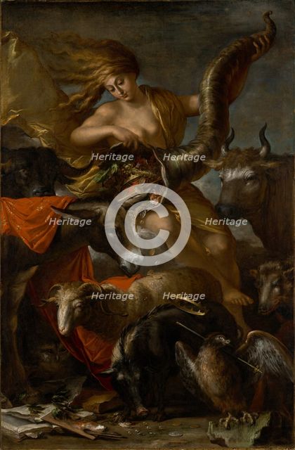 Allegory of Fortune, about 1658-1659. Creator: Salvator Rosa.
