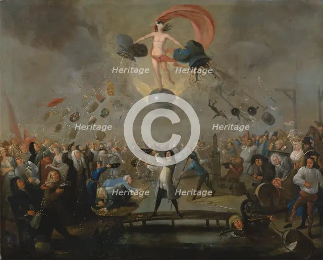 Allegory of Fortune, ca 1730. Artist: Nebot, Balthazar (active 1730-after 1765)