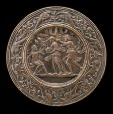 Allegory of Fortune: Man Holding Fortune by her Forelock, c. 1500. Creator: Unknown