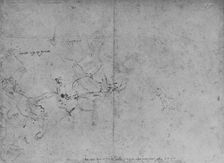 Allegory of Fame Attacking Envy c1480 (1945). Artist: Leonardo da Vinci