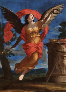 Allegory of Fame, Between 1646 and 1648. Creator: Romanelli, Giovanni Francesco (1610-1662)