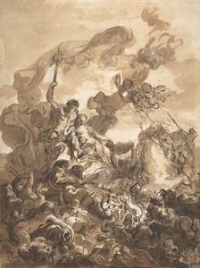 Allegory of Fishery: Neptune and Amphitrite, 1768. Creator: Gabriel François Doyen
