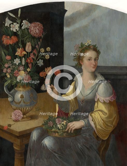 Allegory of Flora, 1580-1600. Creator: Circle of Jan Baptist Saive.