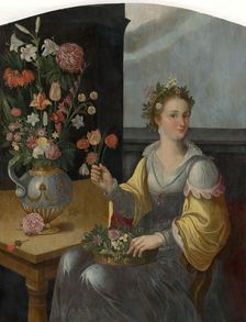 Allegory of Flora, 1580-1600. Creator: Circle of Jan Baptist Saive