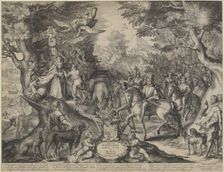 Allegory of Flourishing State of the United Provinces, 1602. Creator: Jan Saenredam