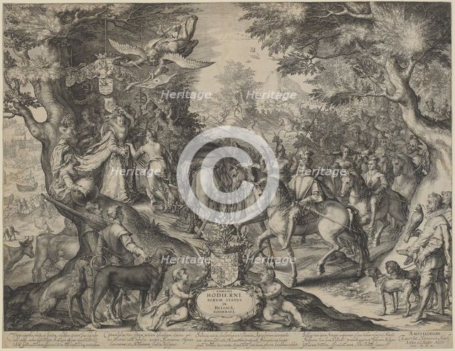 Allegory of Flourishing State of the United Provinces, 1602. Creator: Jan Saenredam.