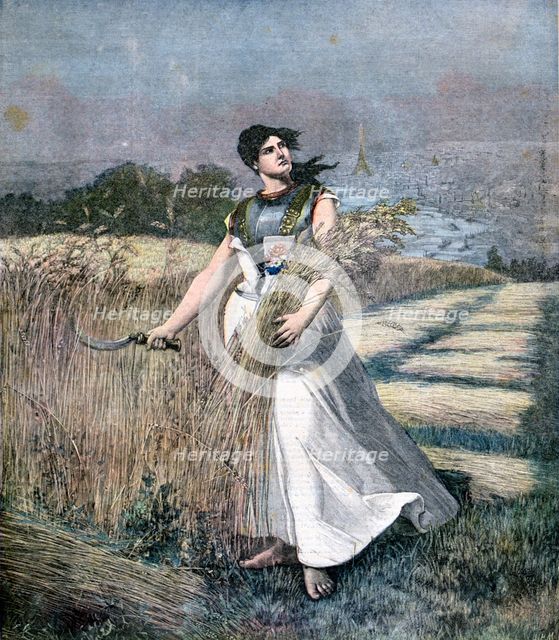 Allegory of France, 1891. Artist: Henri Meyer