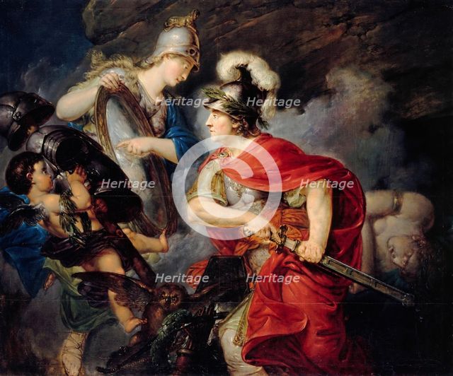 Allegory of Frederick the Great as Perseus (The beginning of the Seven Years' War), 1789. Artist: Rode, Christian Bernhard (1725-1797)