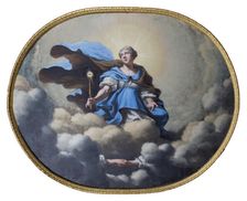 Allegory of King Karl X Gustaf's engagement, 1668. Creator: David Klocker Ehrenstrahl