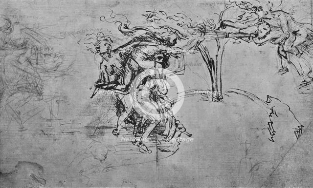 'Allegory of Ingratitude and Envy', c1480 (1945). Artist: Leonardo da Vinci.