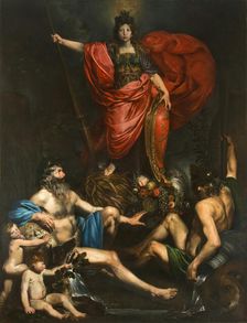 Allegory of Italy, 1628-1629 . Creator: Valentin de Boullogne (1591-1632)