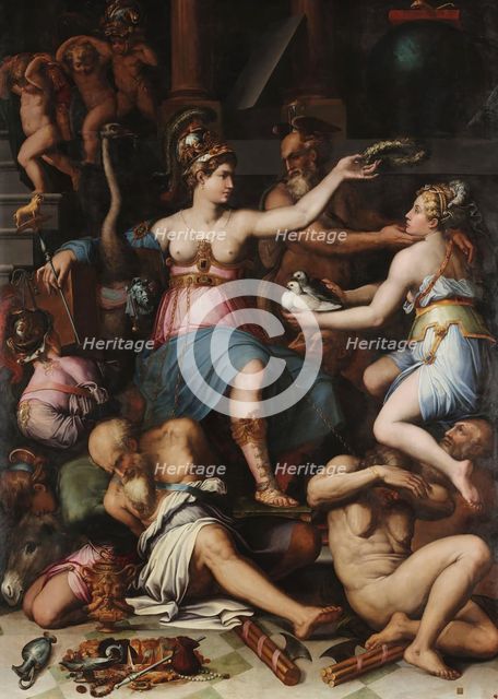 Allegory of Justice, 1543. Creator: Vasari, Giorgio (1511-1574).