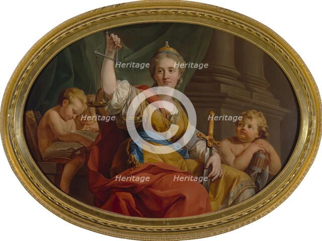 Allegory of Justice, 1776-1777. Creator: Bacciarelli, Marcello (1731-1818).