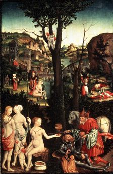 Allegory of Love ('Amor omnia vincit'), 16th century. Artist: Matthias Gerung