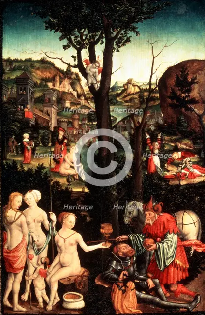 'Allegory of Love' ('Amor omnia vincit'), 16th century. Artist: Matthias Gerung