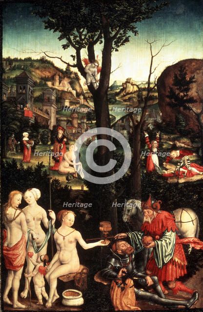 'Allegory of Love' ('Amor omnia vincit'), 16th century. Artist: Matthias Gerung