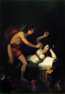 Allegory of Love (Cupid and Psyche). Artist: Goya, Francisco, de (1746-1828)