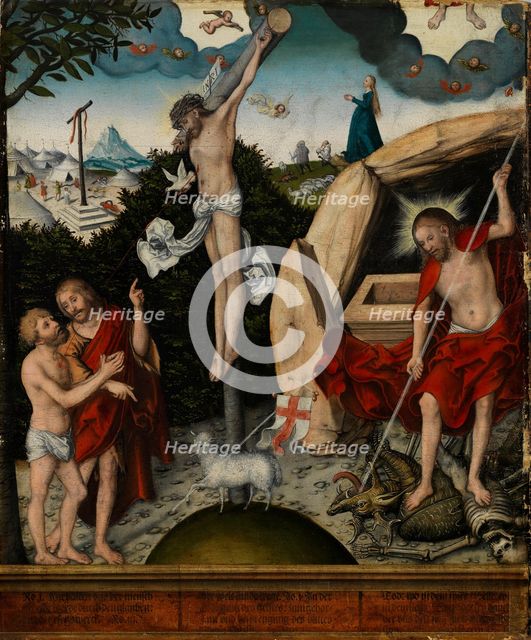 Allegory of Law and Grace, after 1529.