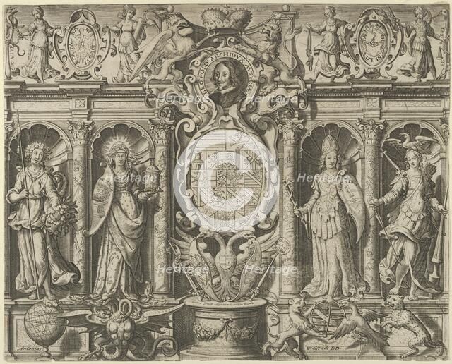 Allegory of Leopold V, Archduke of Austria, mid 16th-mid 17th century. Creator: Matthaeus Greuter.