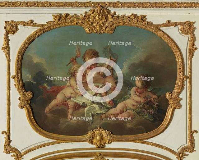 Allegory of Lyric Poetry, 1753. Creator: Francois Boucher.