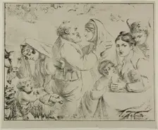 Allegory of Maternal Felicity, 1817. Creator: Vivant Denon