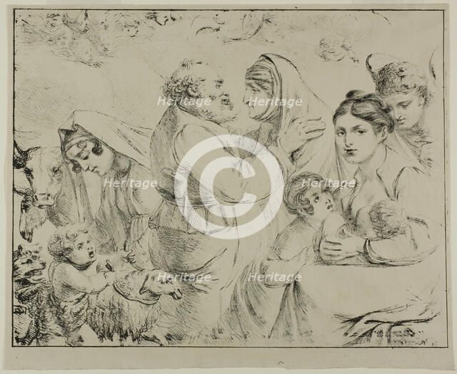 Allegory of Maternal Felicity, 1817. Creator: Vivant Denon.