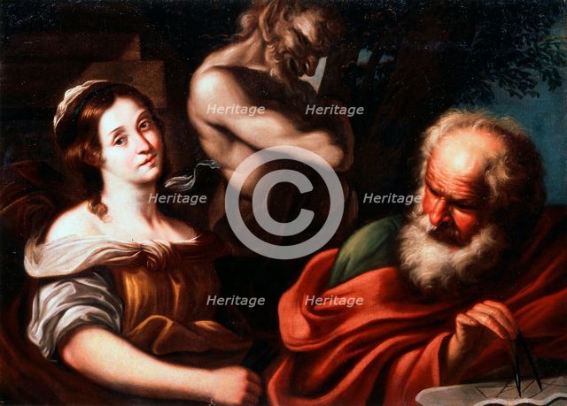 'Allegory of Mathematics', early 17th century. Artist: Bernardo Strozzi