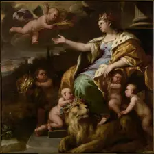 Allegory of Magnanimity, about 1670. Creator: Luca Giordano