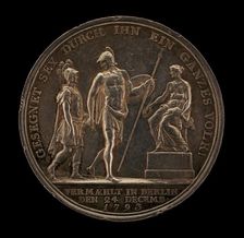 Allegory of Marriage [reverse], 1793. Creators: Daniel Friedrich Loos, Friedrich Wilhelm Loos