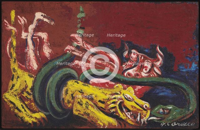 Allegory of Mexico, c1948. Creator: Orozco, José Clemente (1883-1949).
