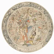 Allegory of Mining 1563. Creator: Amman, Jost (1539-1591)