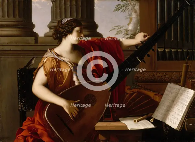 Allegory of Music, 1649. Creator: Laurent de la Hyre.