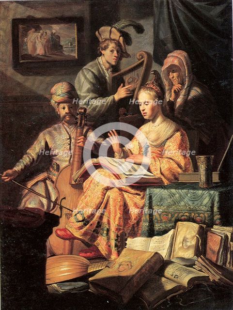 Allegory of Music, 1626. Artist: Rembrandt van Rhijn (1606-1669)